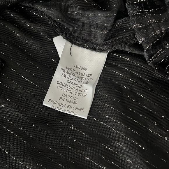 NWT- House of Harlow 1960 - Black Blouse Size M - Picture 7 of 10